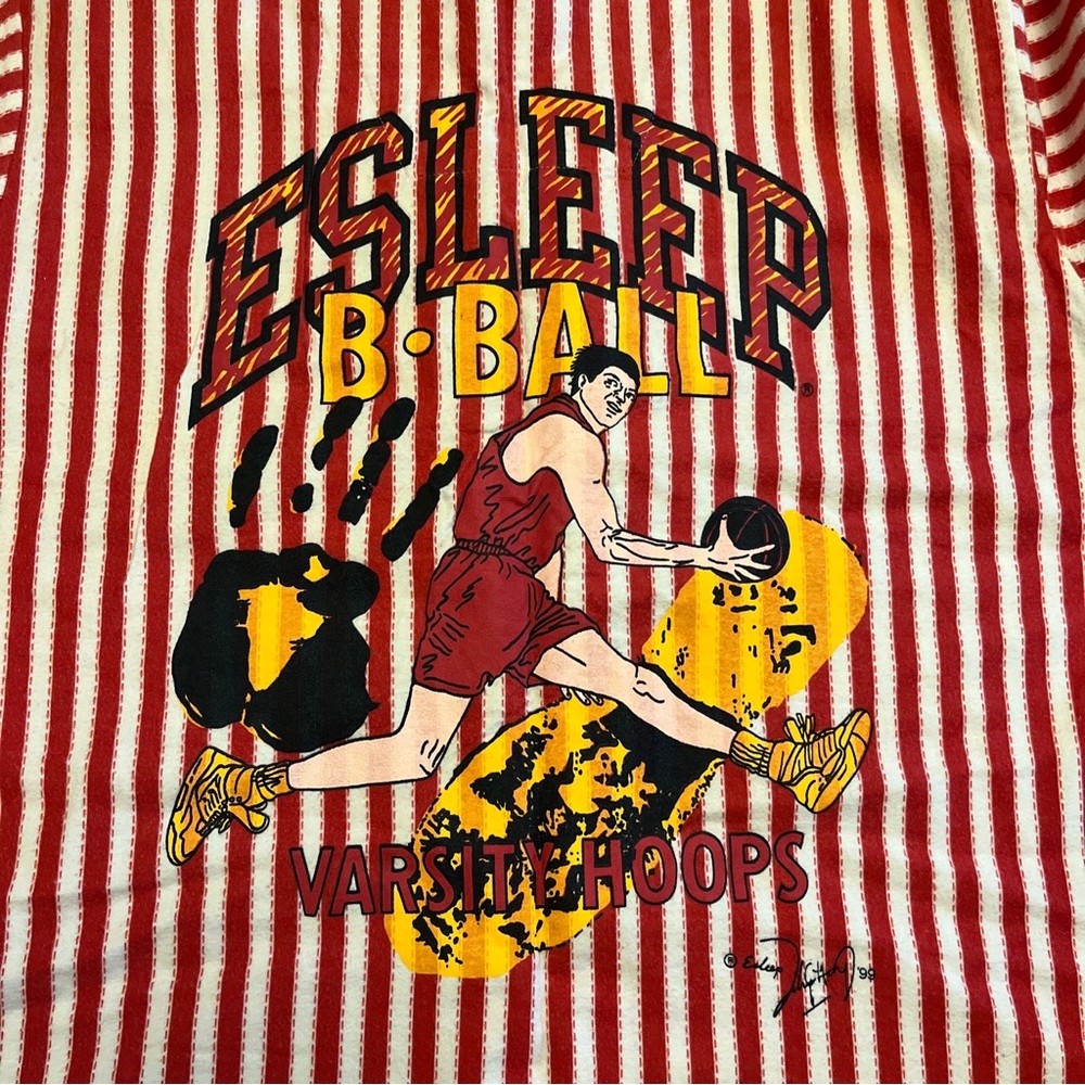 ESLEEP Vintage Sleeper Jersey flannel RADIO ROCK Size L. - Picture 8 of 9